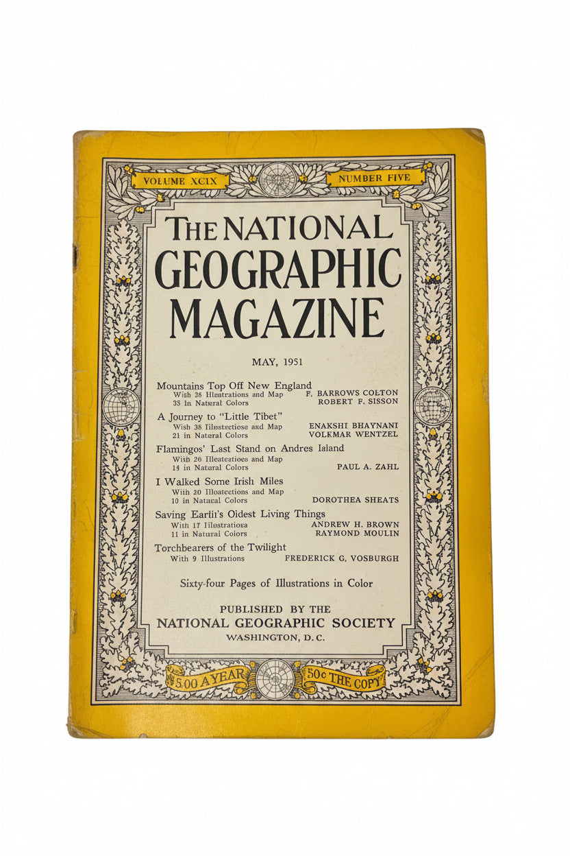 Vintage National Geographic MAY 1951