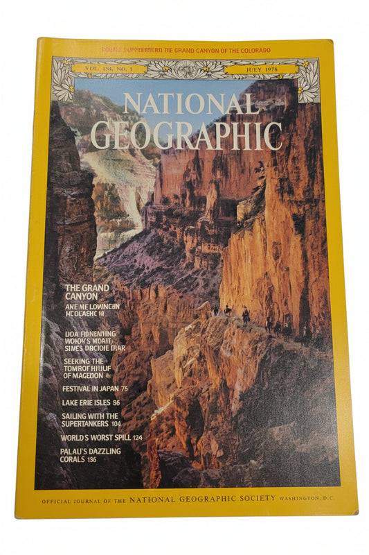 Vintage National Geographic JULY 1978