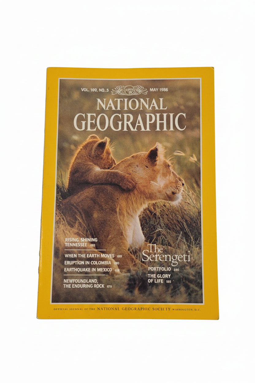 Vintage National Geographic MAY 1986
