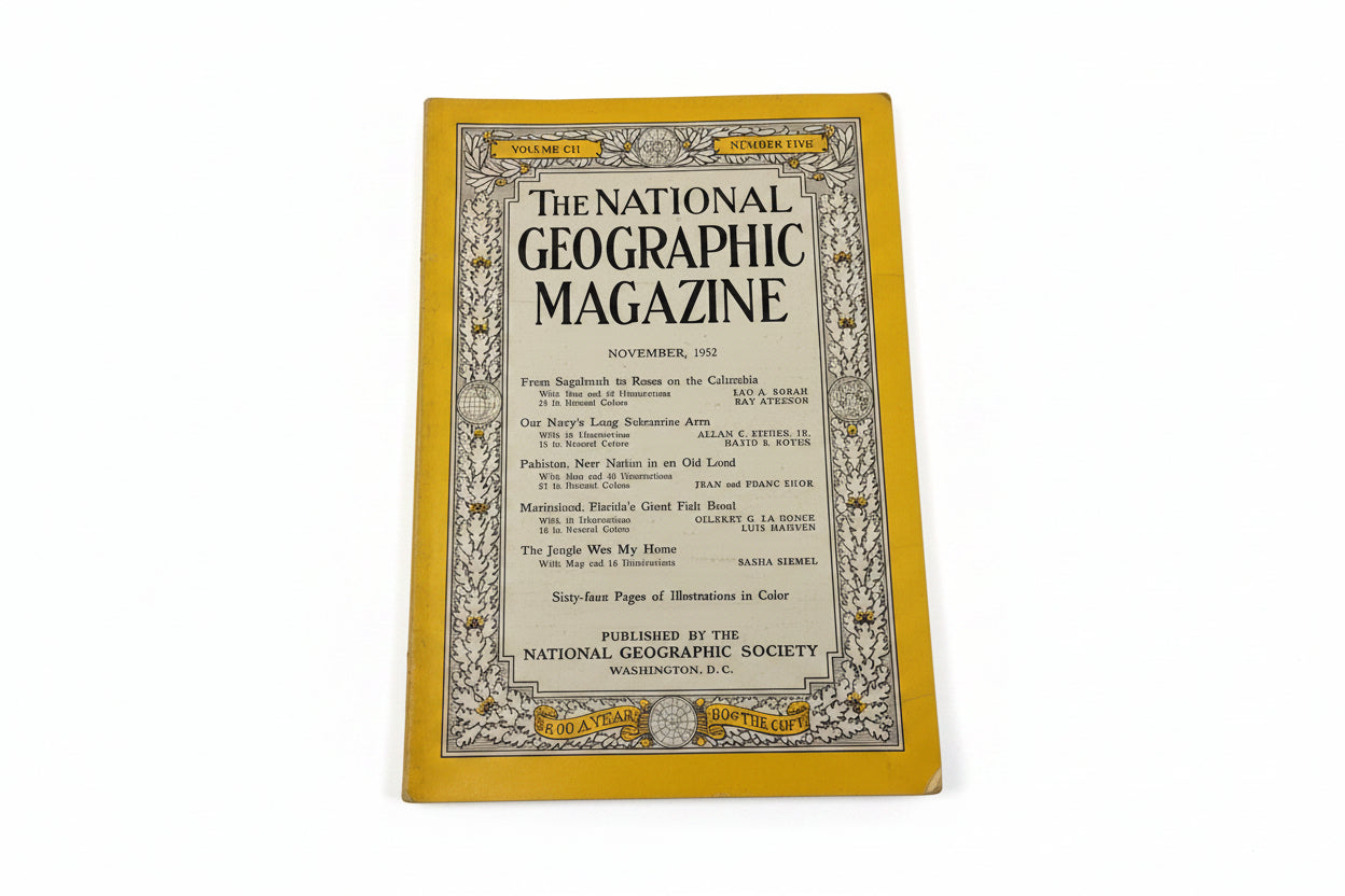 Vintage National Geographic NOVEMBER 1952