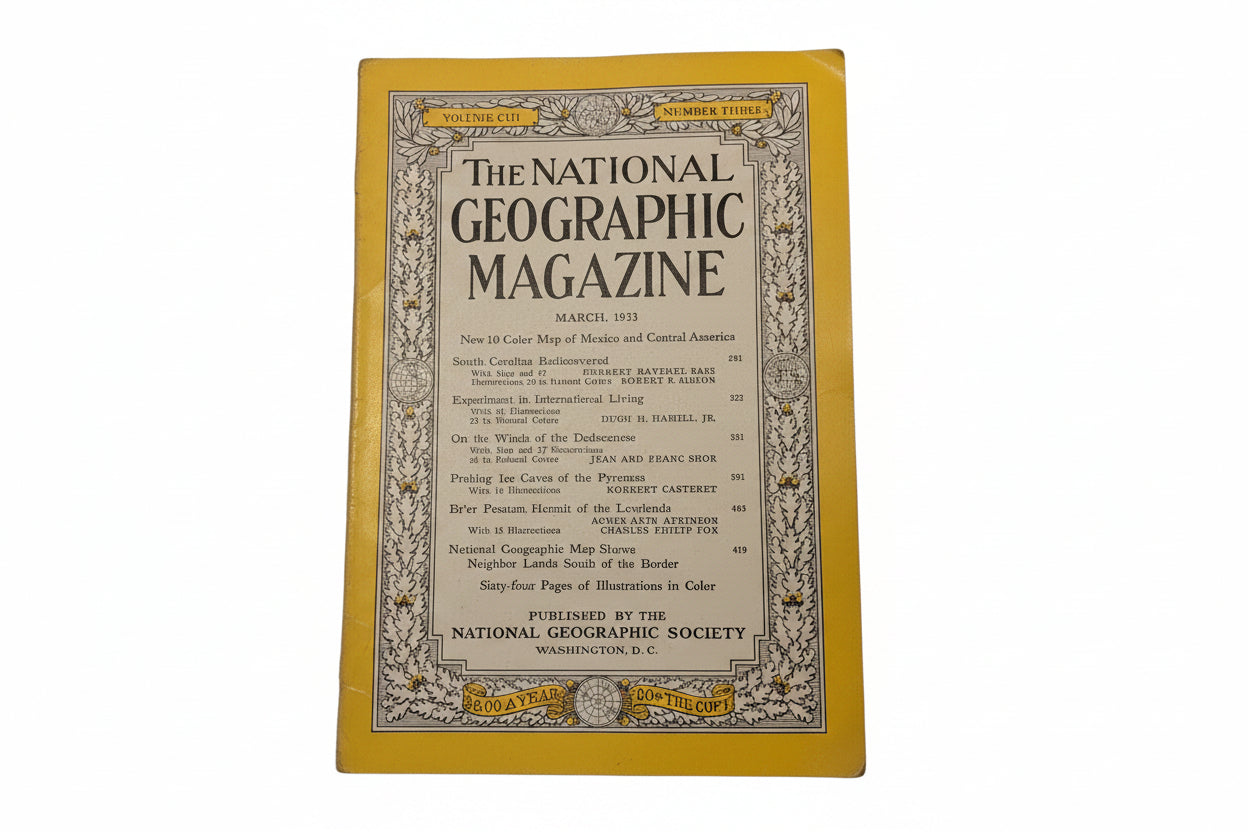 Vintage National Geographic MARCH 1953