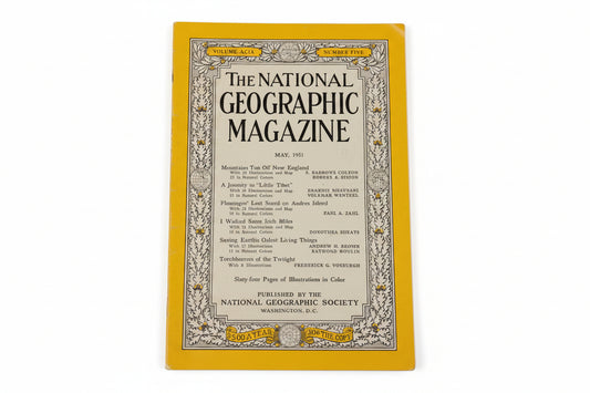 Vintage National Geographic MAY 1951