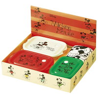 Mickey Mouse Face Variation Food Container Gift Set