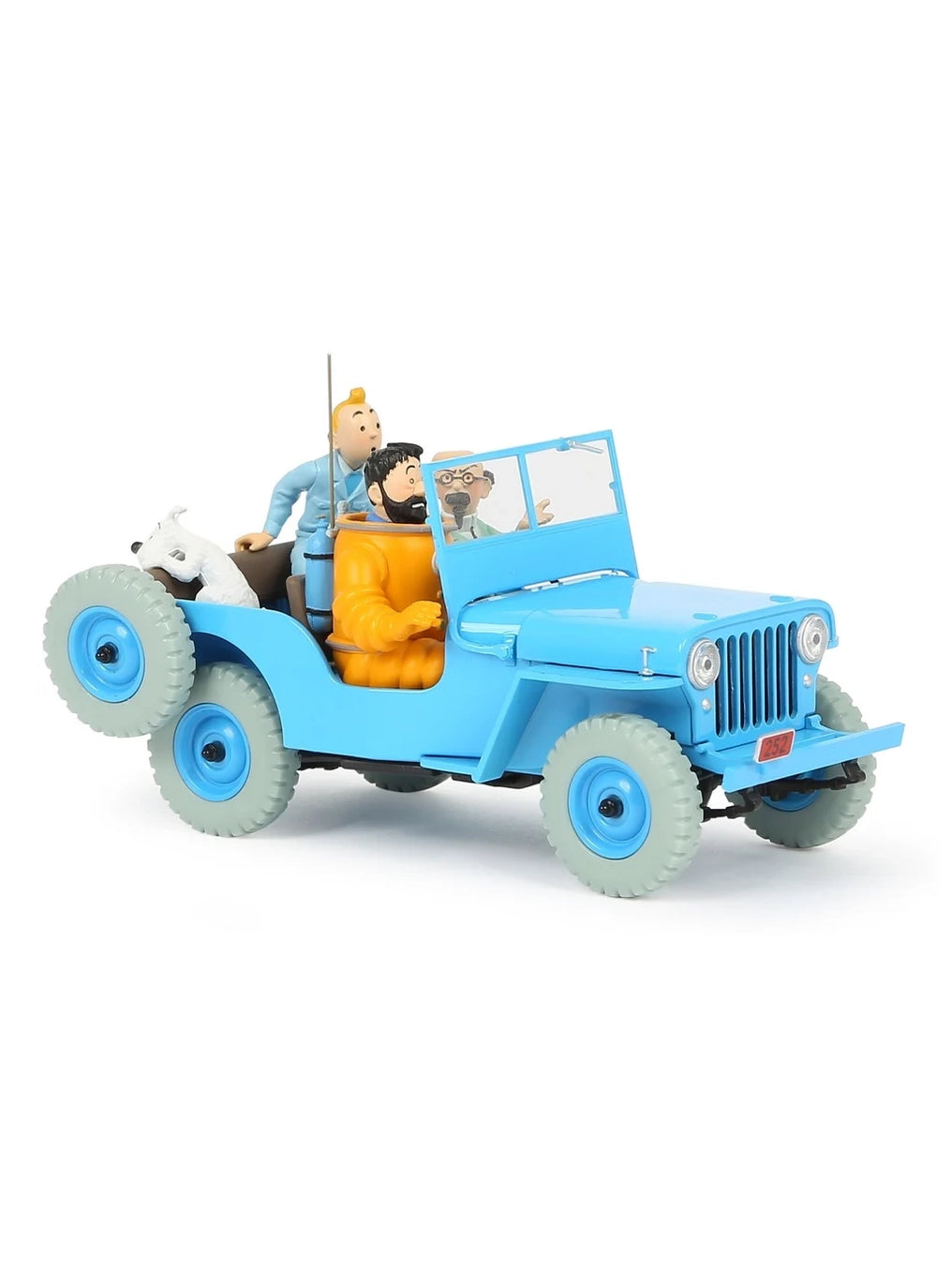 1/24 Tintin Car - Blue Willys CJ2A