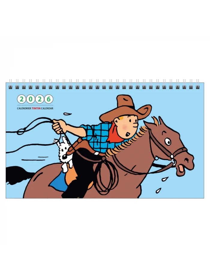 TinTin 2026 Desk Calendar