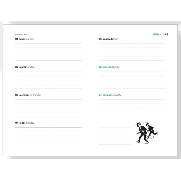 TinTin 2026 Small Diary