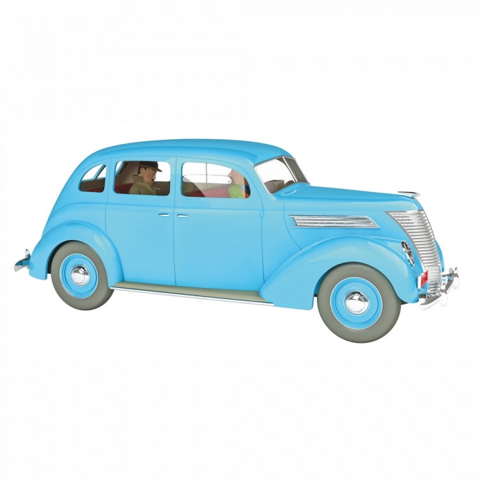 Tintin Cars #58 Cab of Marc Charlet 1:24 scale model in display case