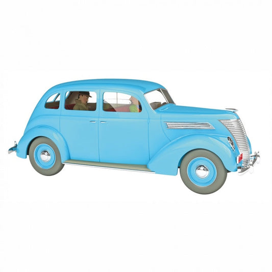 Tintin Cars #58 Cab of Marc Charlet 1:24 scale model in display case