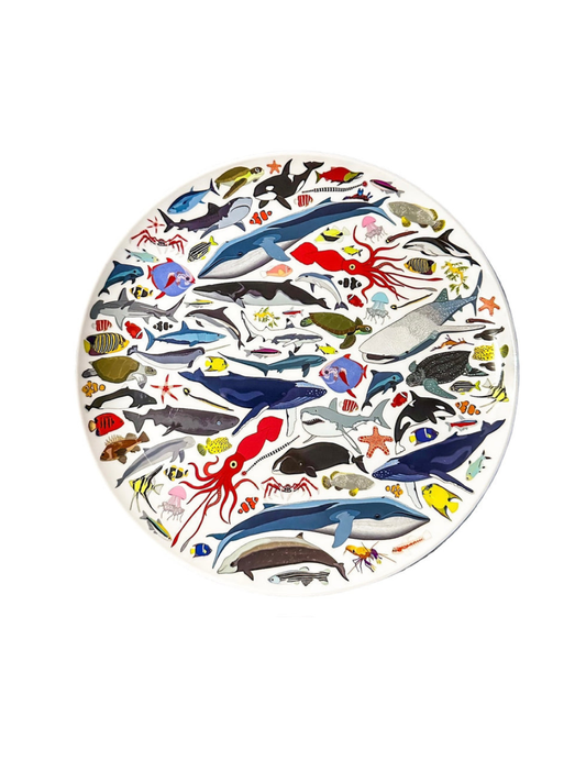 Ocean Animals Plate