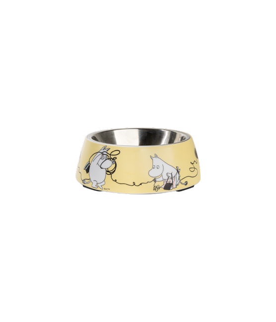 Moomin Yellow Pet Bowl Medium