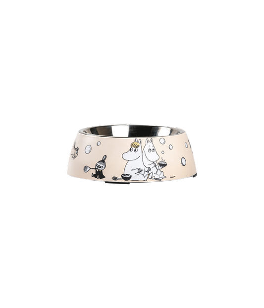 Moomin Beige Pet Bowl Medium