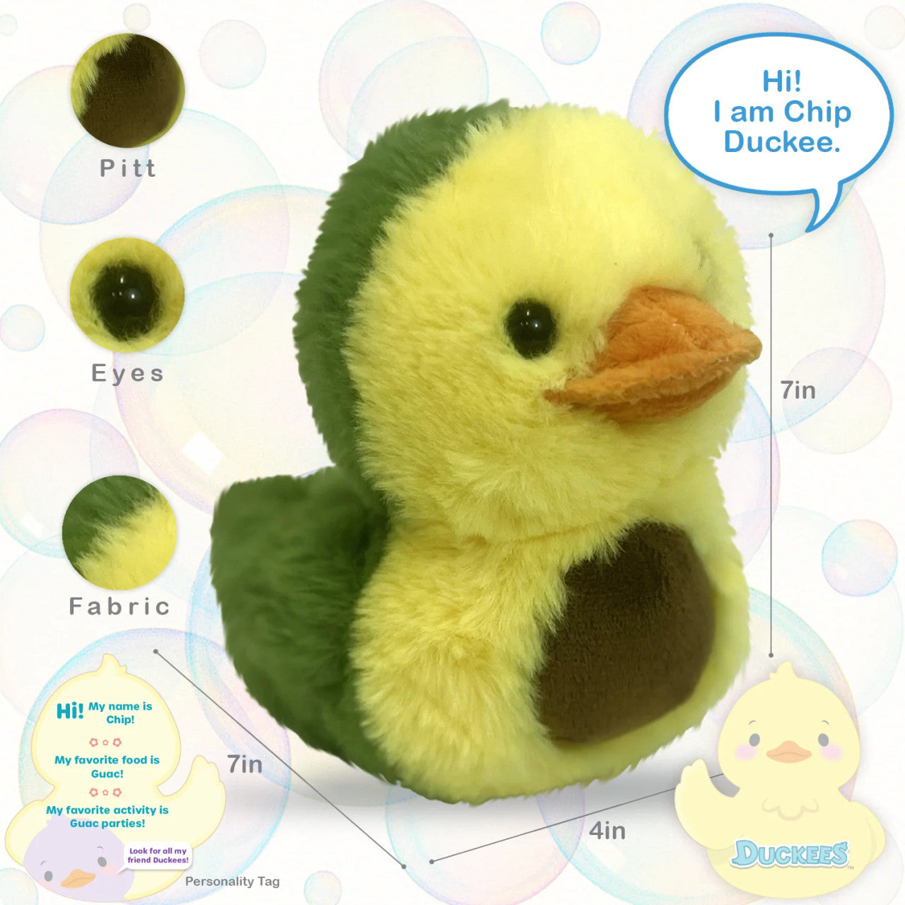Chip Duckee Plush 18 cm
