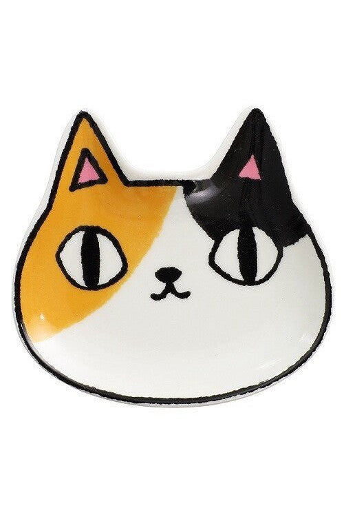 3 Colours Mini Ceramic Plate - Three Cat Brothers - Mu Shop