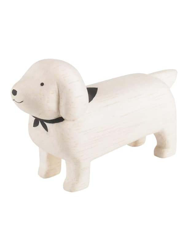 Pole Pole White Dachshund