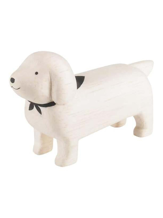 Pole Pole White Dachshund