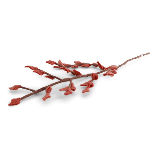 Gry & Sif Felted Rusty Red Leaves