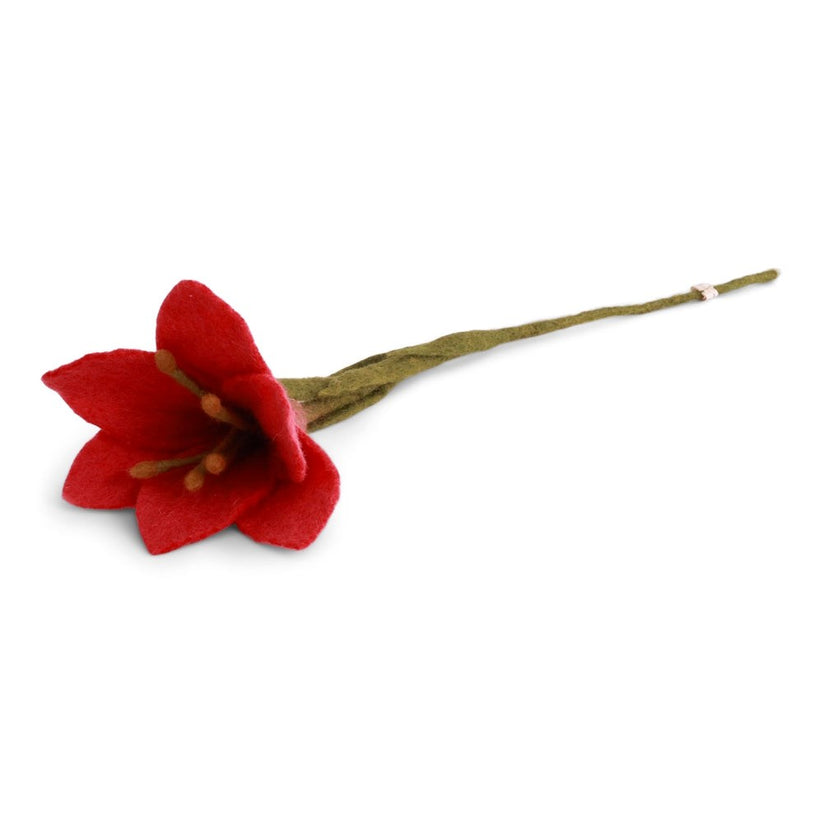 Gry & Sif Felted Trumpet Lily (Melon)