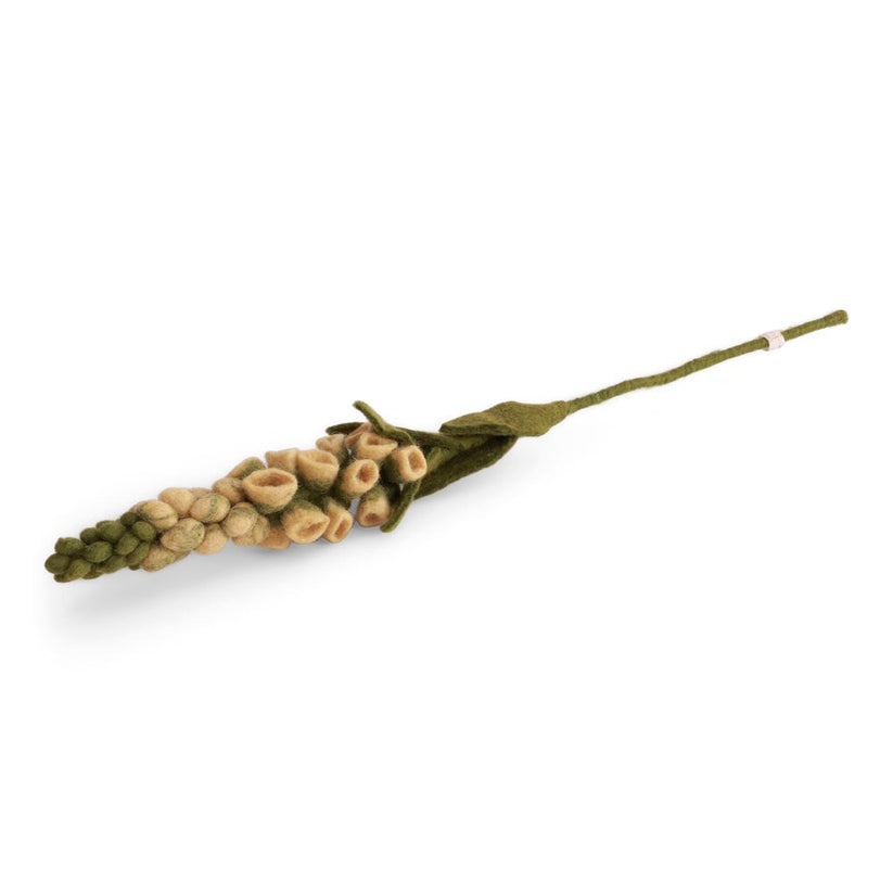 Gry & Sif Felted French Foxglove (Light Yellow)