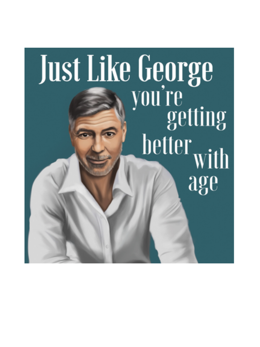 Just Like George Greeting Card