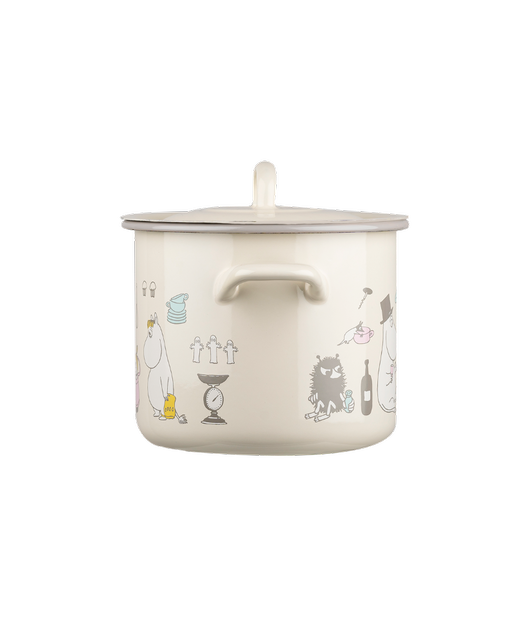Moomin Bon Appétit Enamel Pot with Lid 2.5L - view 2
