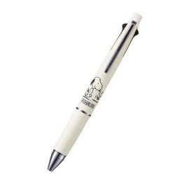 4-Color Ballpoint Pen and Mechanical Pencil x Peanuts Snoopy - Greige - Mu Shop