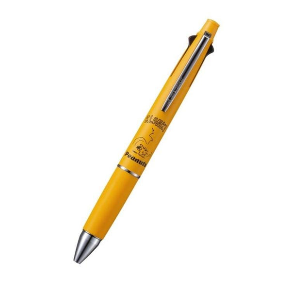 4-Color Ballpoint Pen and Mechanical Pencil x Peanuts Snoopy - Yellow - Mu Shop