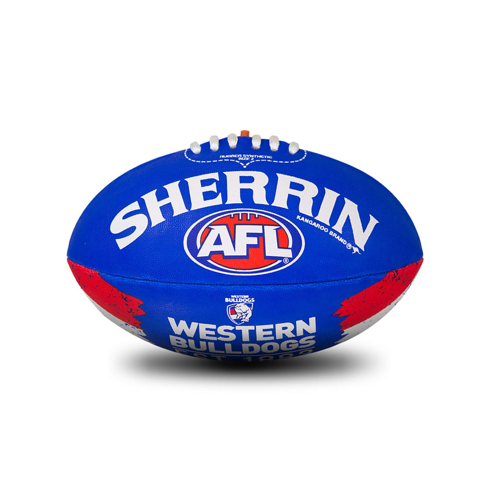Western Bulldogs AFL Team Song Football Size 2