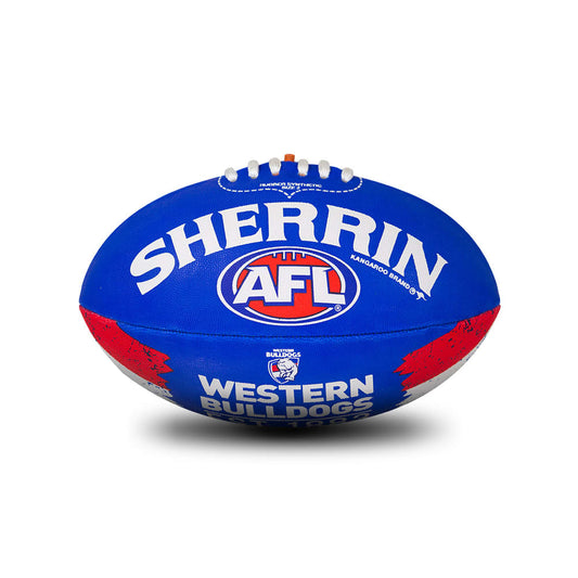 Western Bulldogs AFL Team Song Football Size 2