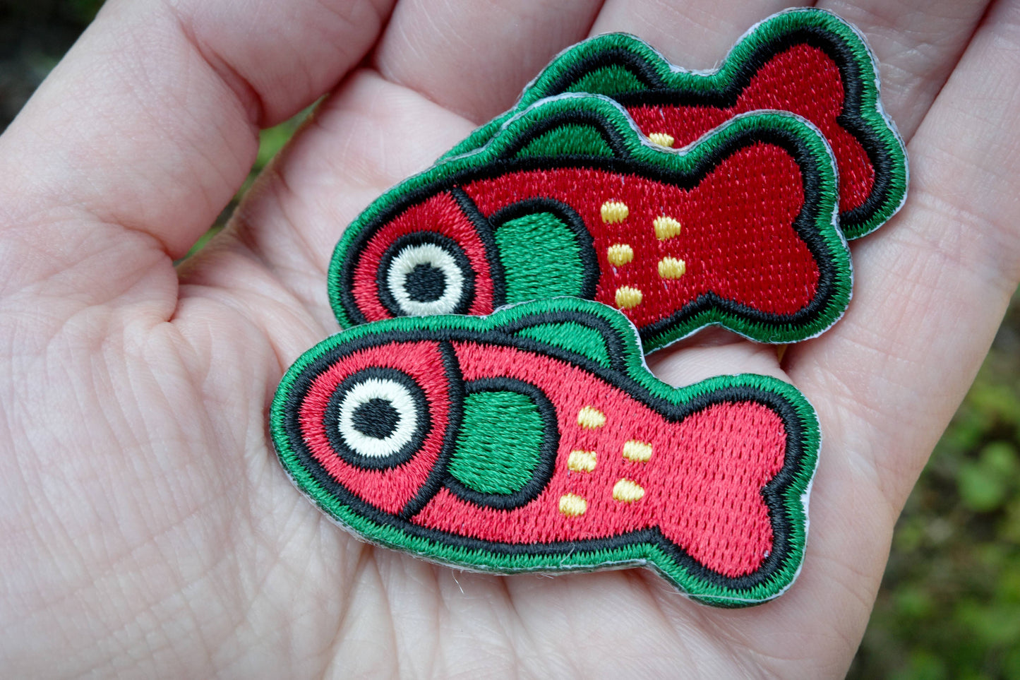 Strawberry Fish Patch detail view 3