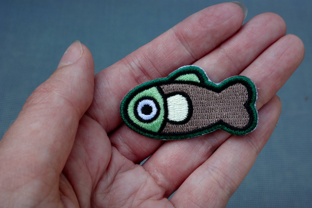 Woodsy Fish Patch detail view 5
