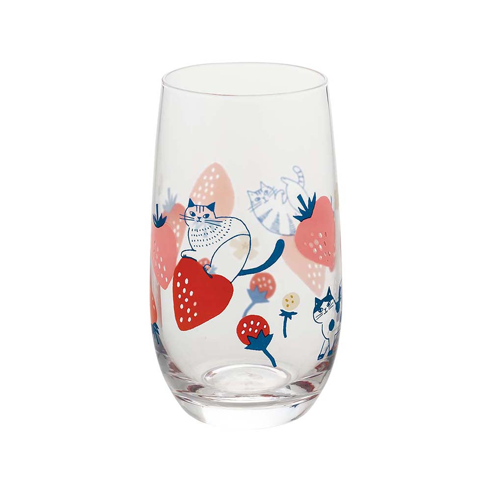 Decole Fika Glass Cup - Large Strawberry