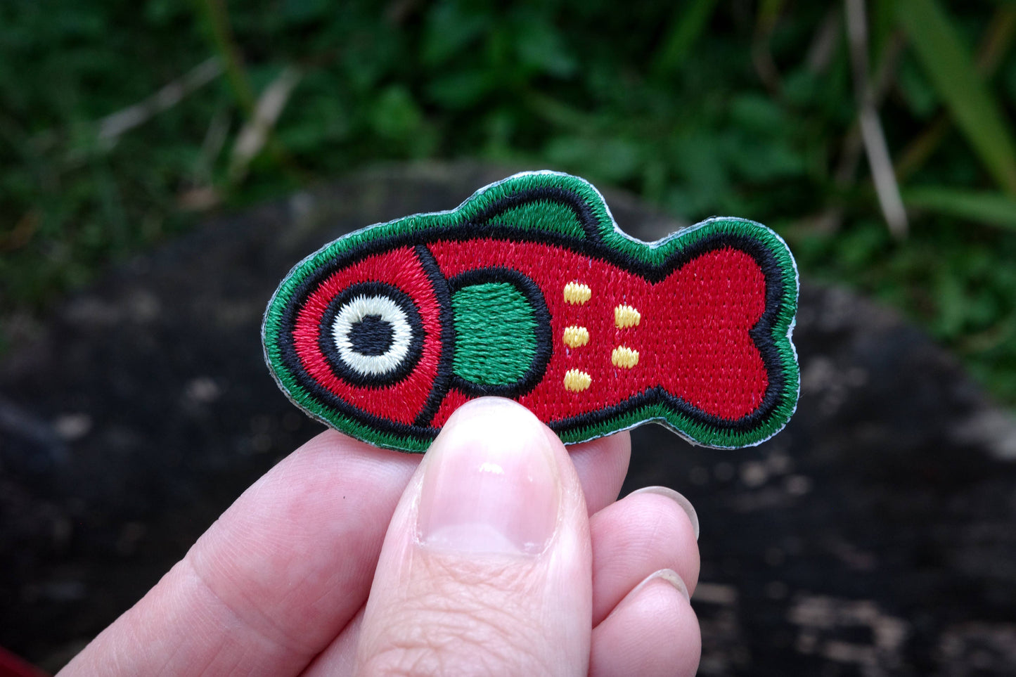 Strawberry Fish Patch detail view 6
