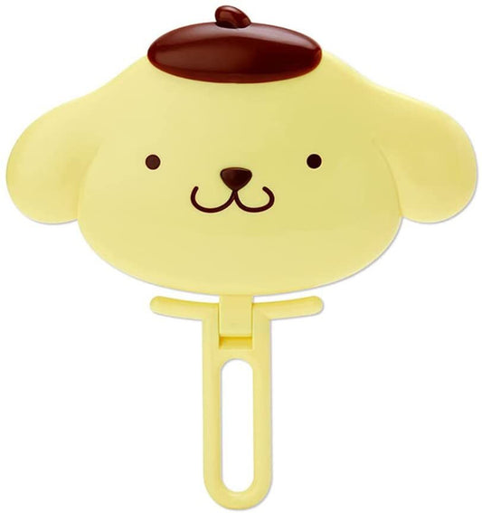 Pompompurin yellow face-shaped hand mirror