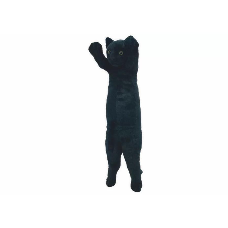 Standing Black Cat Plush 58cm