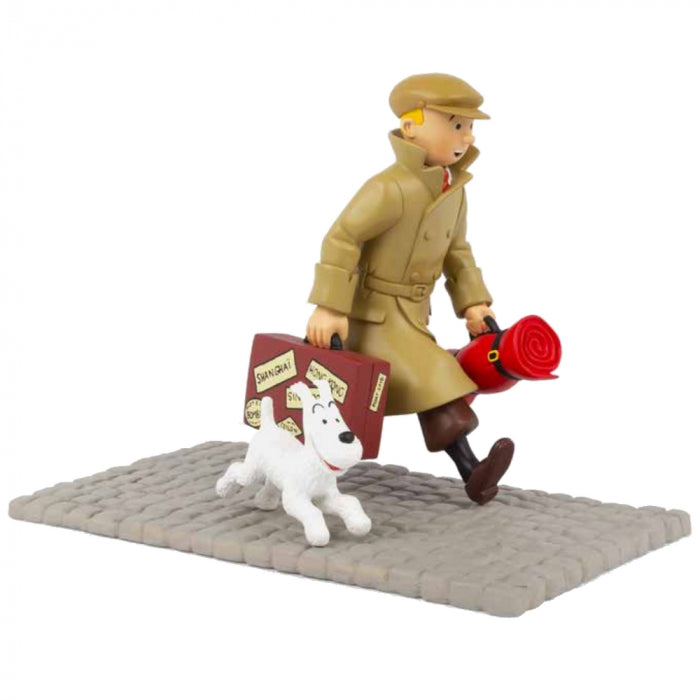 Tintin and Snowy Homecoming resin collectible