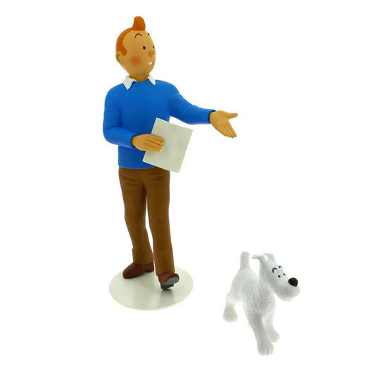 Imaginary Museum - Tintin & Snowy Resin Statue