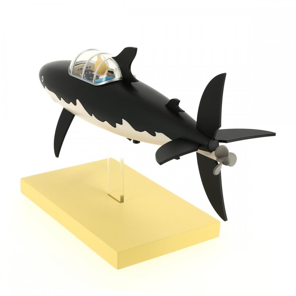 Tintin Icons shark submarine resin collectible view 4