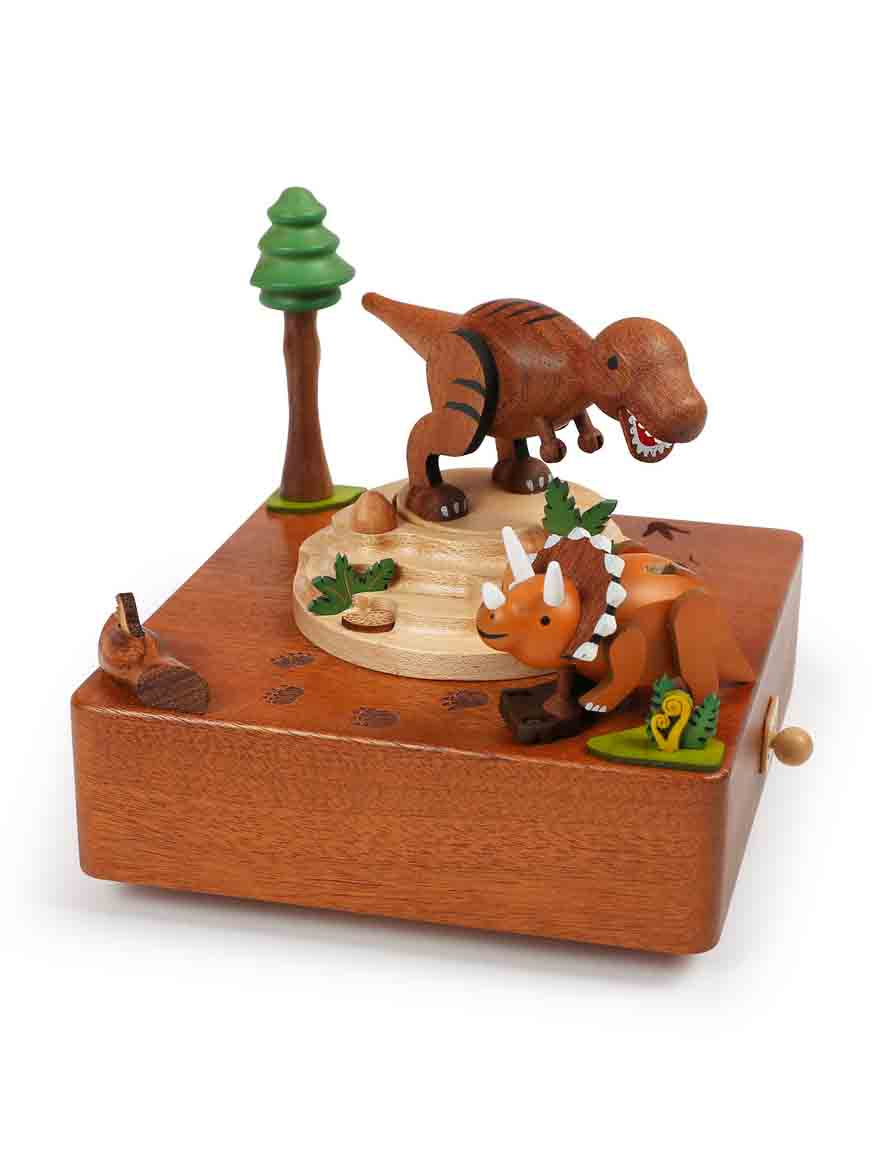 T-Rex Swaying & Round Music Box