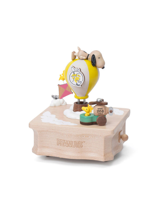 Snoopy 75th Hot Air Balloon Music Box
