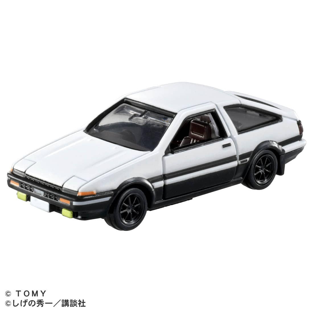 Tomica Premium Unlimited No. 1 Initial D Toyota AE86 Trueno (Takumi Fujiwara)