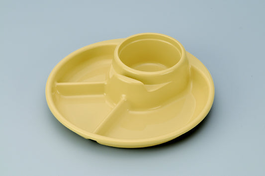 Barbecue Dish circle - Beige
