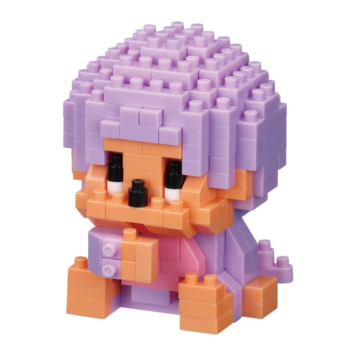 Monchhichi-Kun Light Purple nanoblock packaging