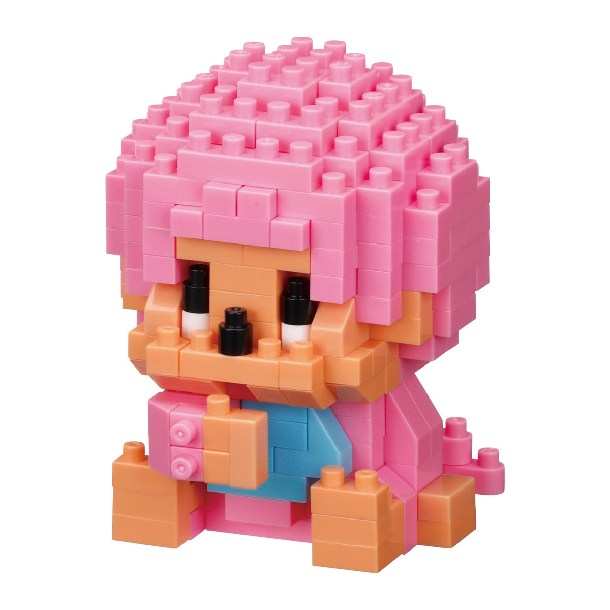 Monchhichi-Kun Taffy Pink nanoblock packaging