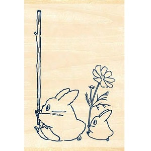 Totoro Wooden Stamp (Medium & Small Totoro)