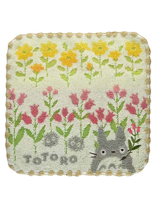 My Neighbor Totoro Hand Towel Wild Flowers 25 x 25cm