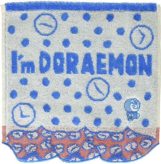 I'm Doraemon blue hand towel