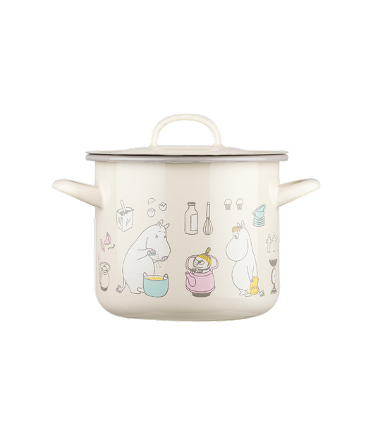 Moomin Bon Appétit Enamel Pot with Lid 2.5L - view 3