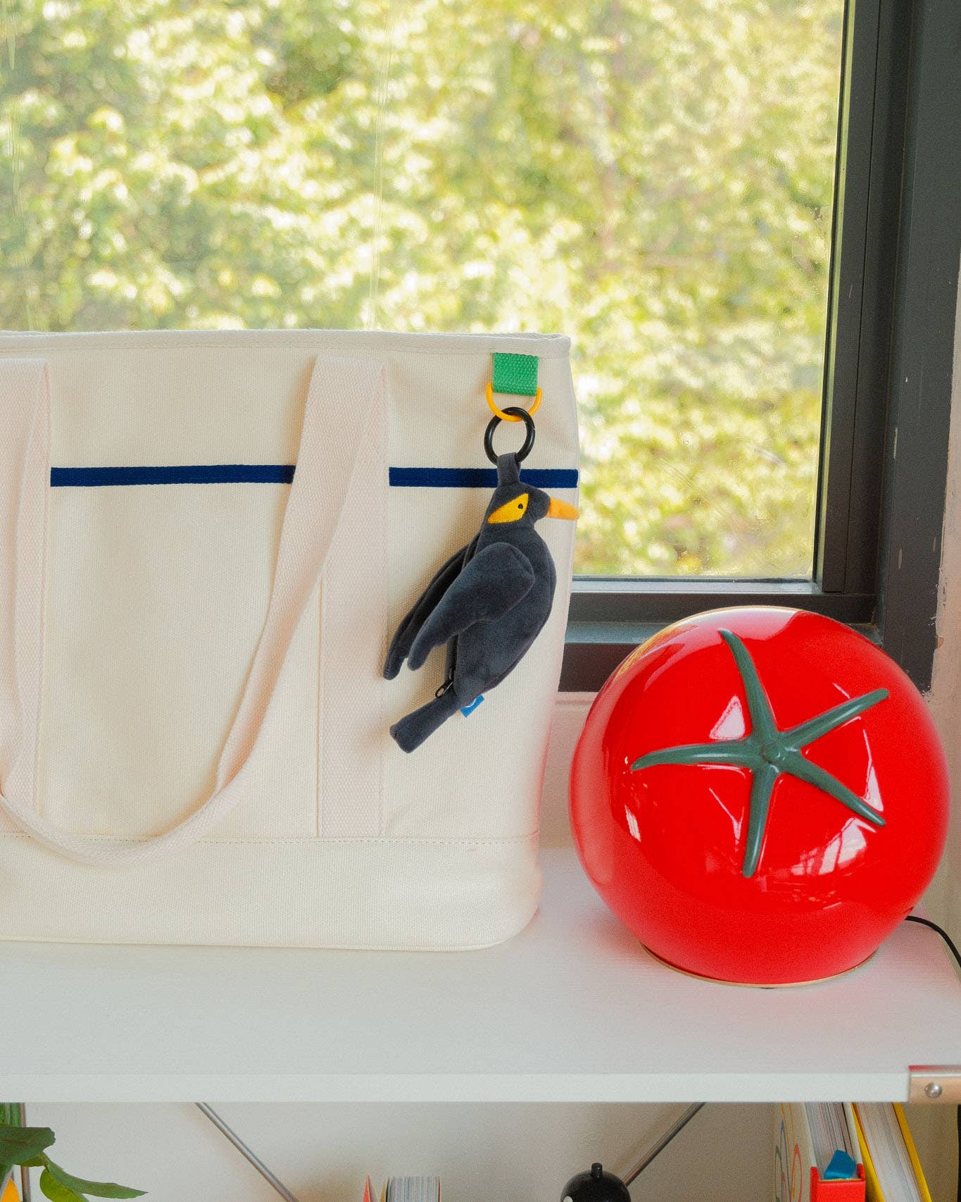 Mynah Bird Plushie Large Reusable Bag