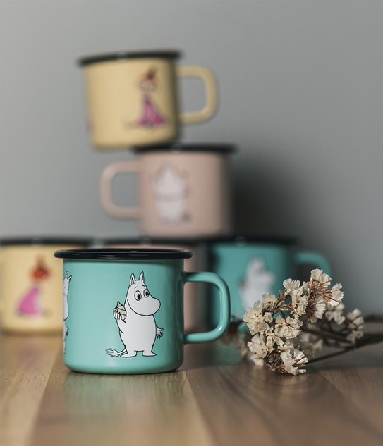 Moomintroll Mint Enamel Mug 370ml - view 6