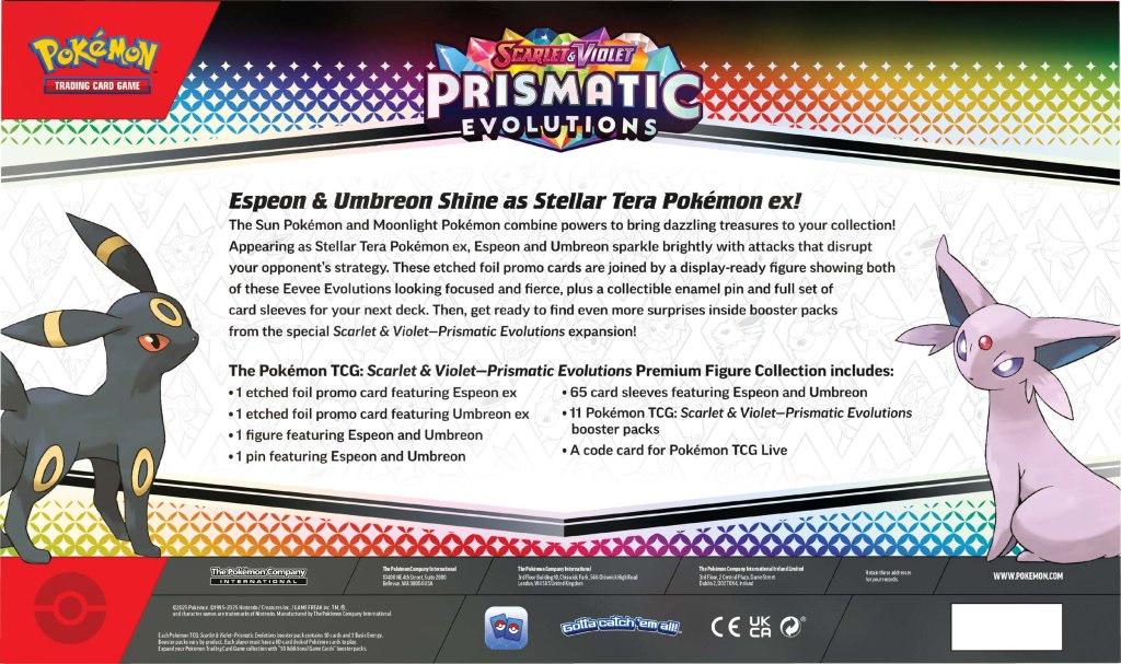 Pokemon TCG: Scarlet & Violet—Prismatic Evolutions Premium Figure Collection